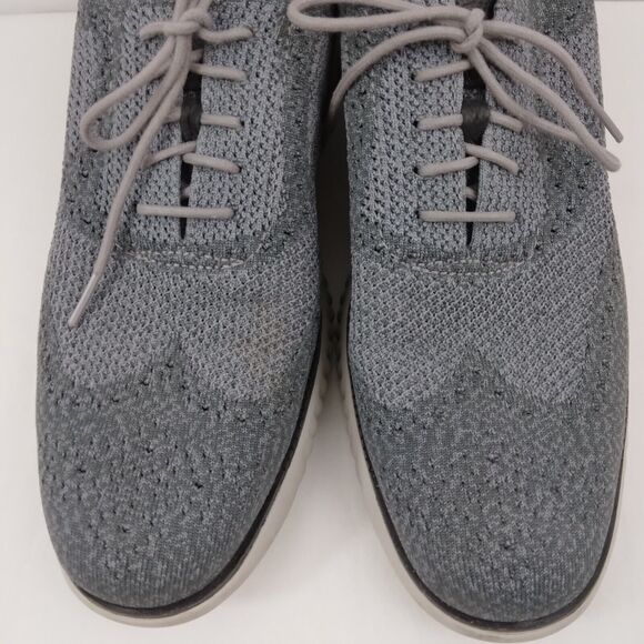 Cole Haan 2.ZeroGrand Stitchlite Gray Wingtip Oxfords Mens Size 11 M - Picture 5 of 12